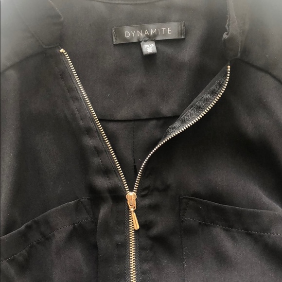 Black dynamite dress with zipper - Picture 4 of 4